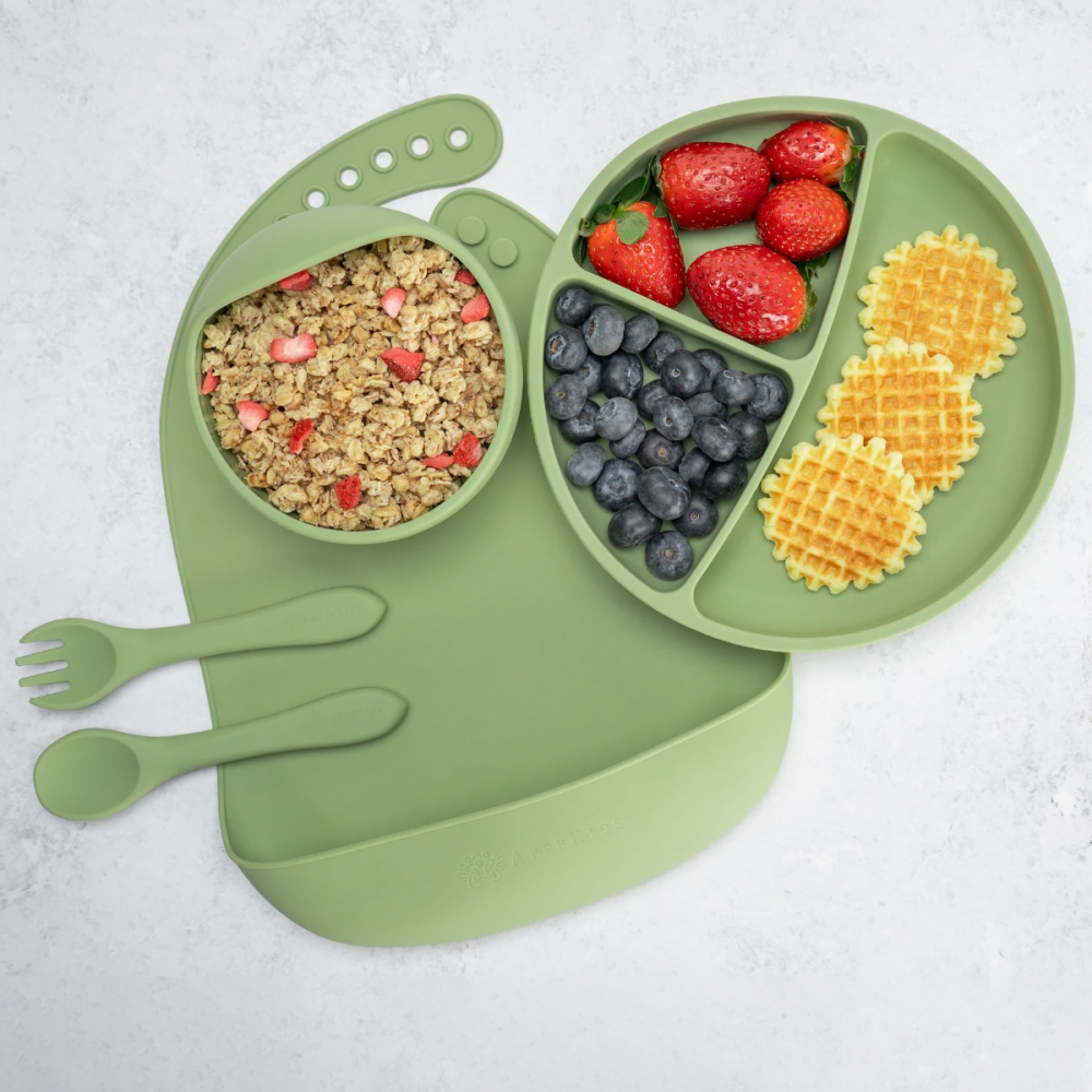 Set Diversificare, AppeKids, 100% Silicon, Classic - Verde [1]