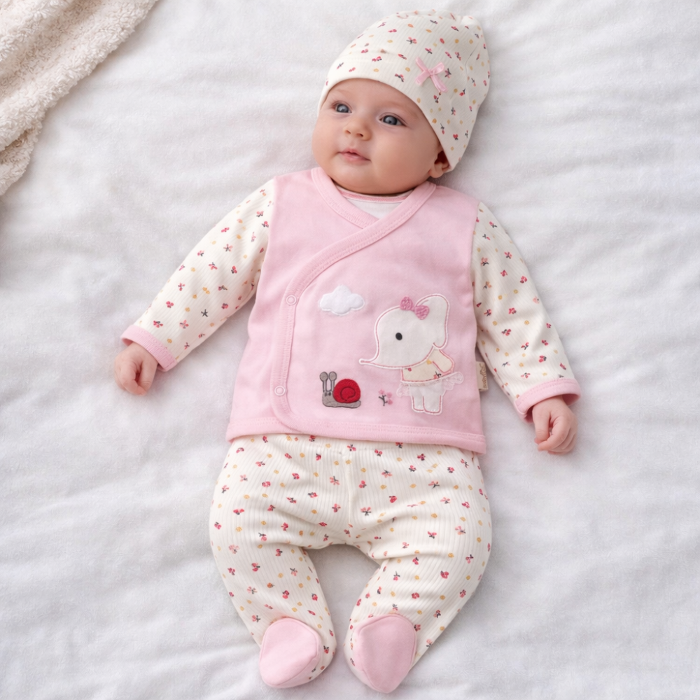 Set fetite Baby Im roz 5 piese 0-3 luni [2]