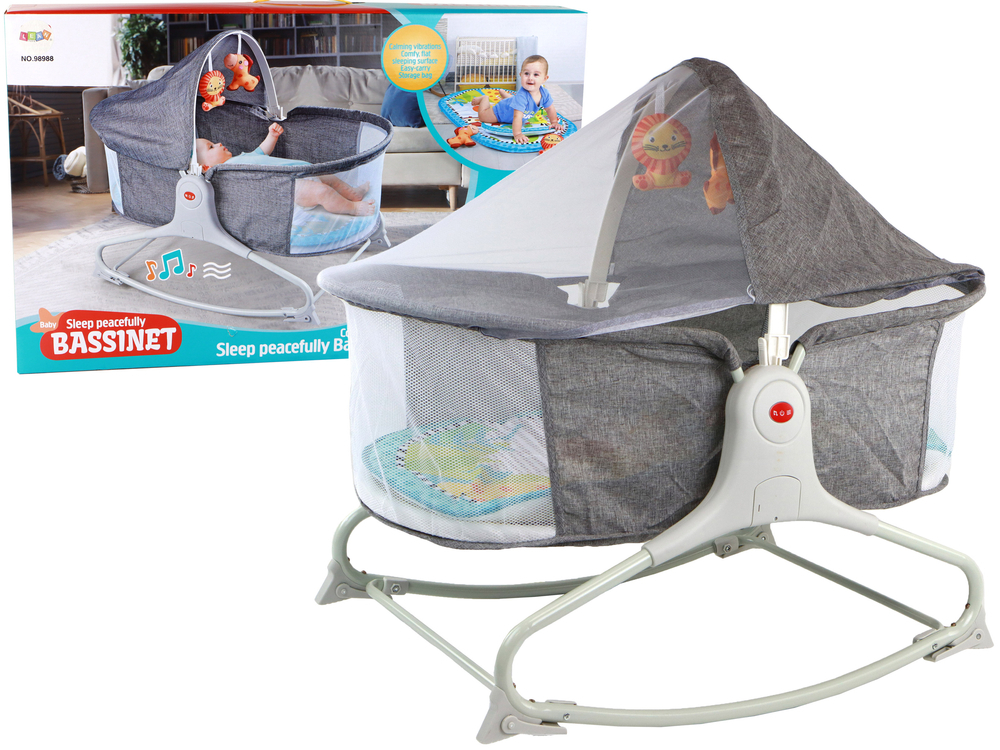 Balansoar multifunctional 2 in 1 gri 0 luni+ [1]