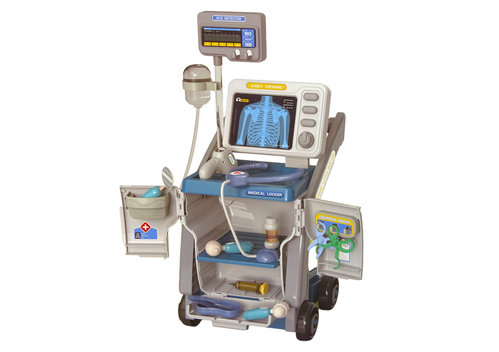 set-mic-doctor-stetoscop-albastru-lumini-statie-mobila-3ani-Bebelul [2]