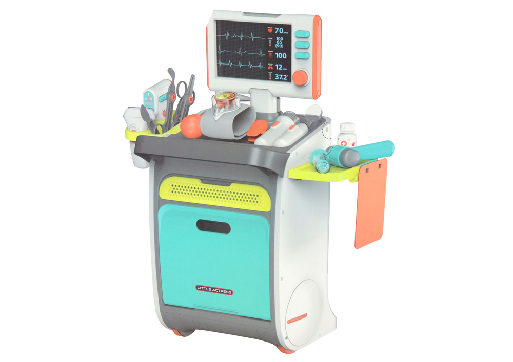 Set mic doctor cu carucior medical raze X ECG accesorii [3]