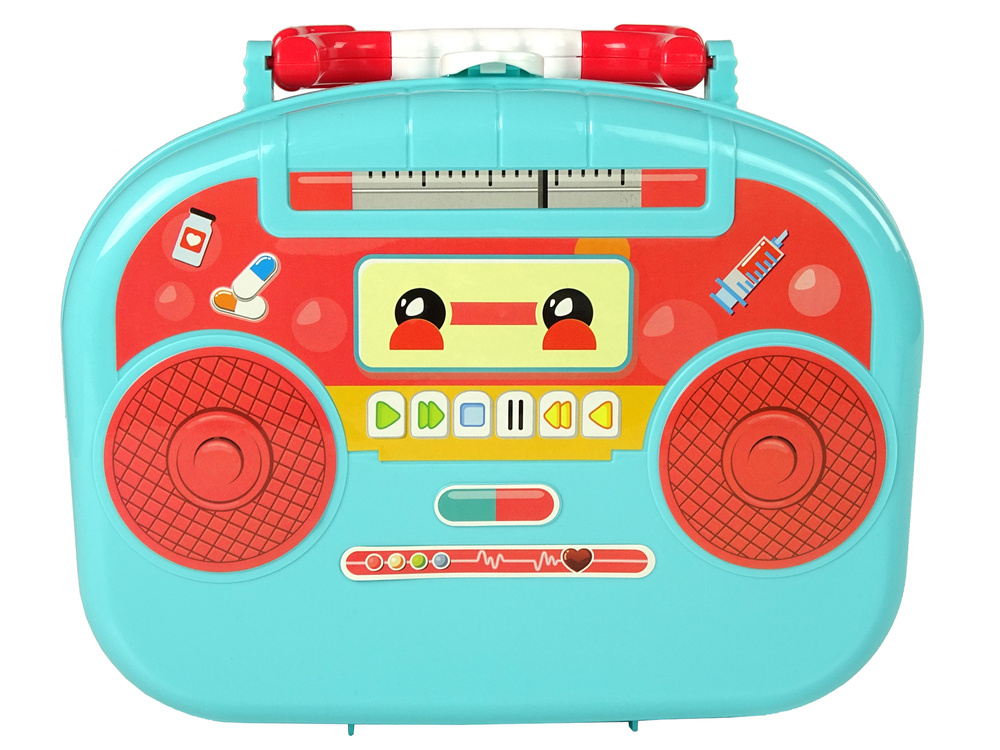 Set mic doctor valiza turcoaz stetoscop foarfeca [4]