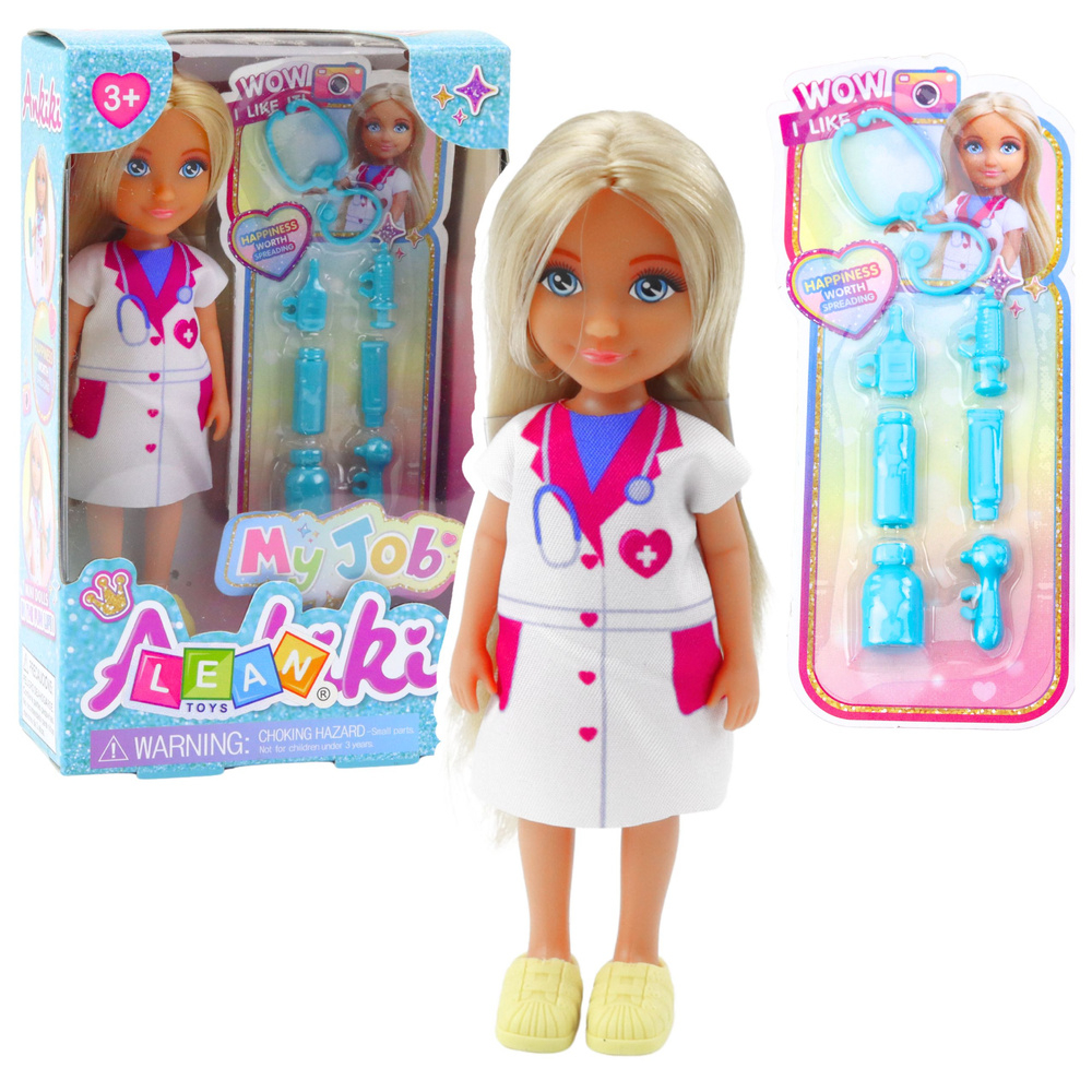 Set Papusa Mini Doctor cu Accesorii Medicale – Joc de Rol Educativ [1]