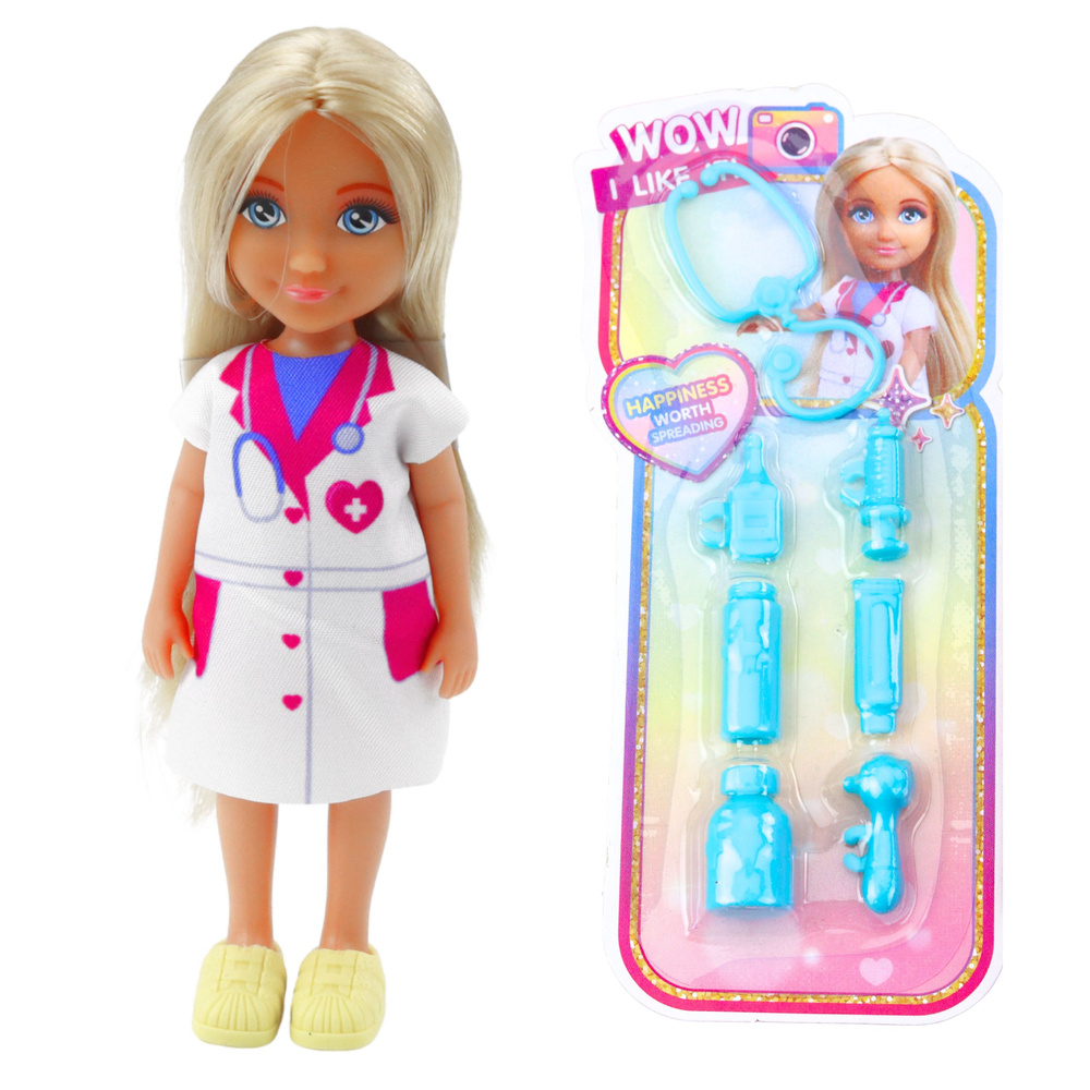 Set Papusa Mini Doctor cu Accesorii Medicale – Joc de Rol Educativ [2]