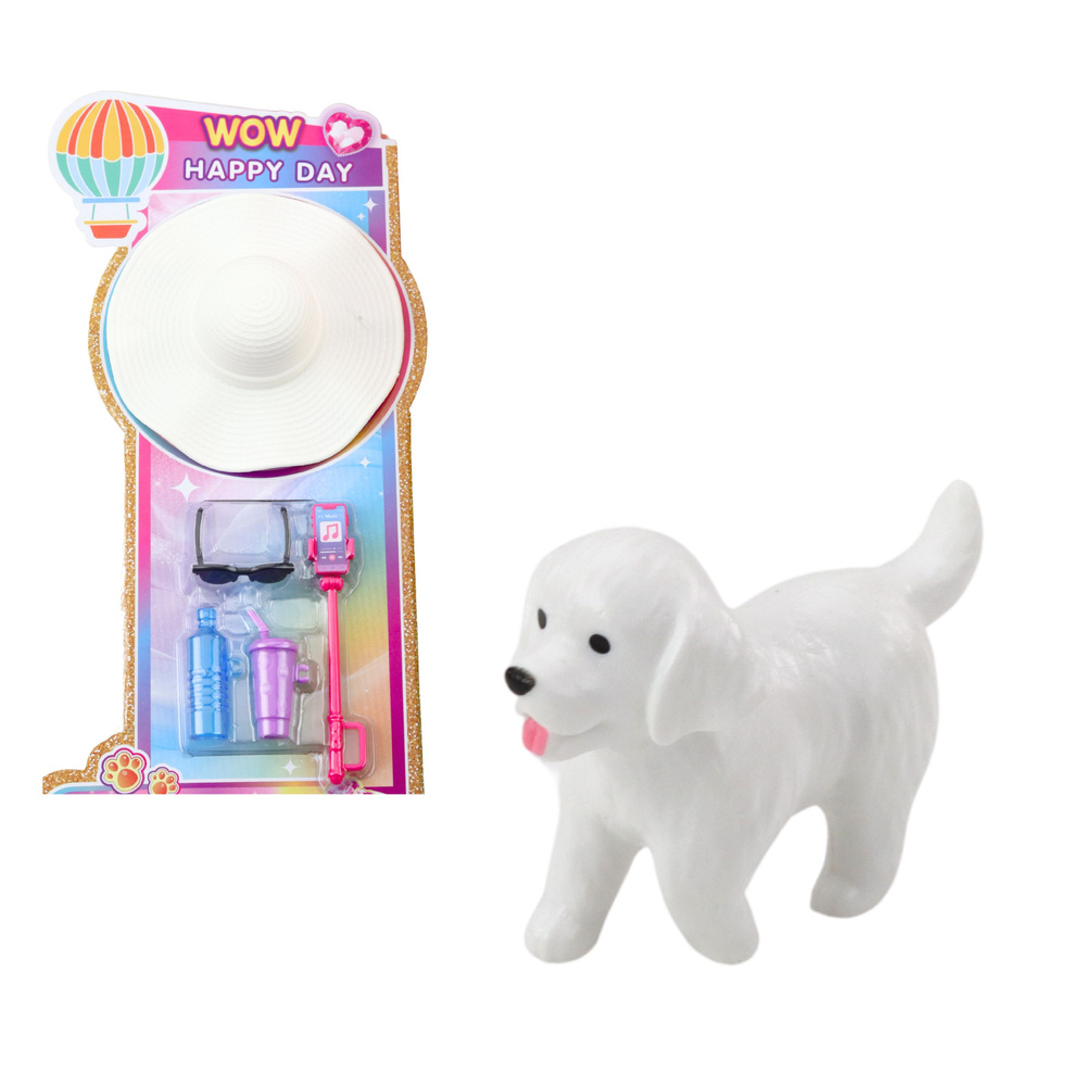 Set 2 papusi Anlily, fata si baiat 30 cm, cu catelus si accesorii pentru plimbare, 3 ani+ [5]