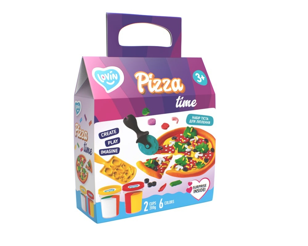 Set plastilina 100% ECO, Lovin'Do, Pizza Time [3]