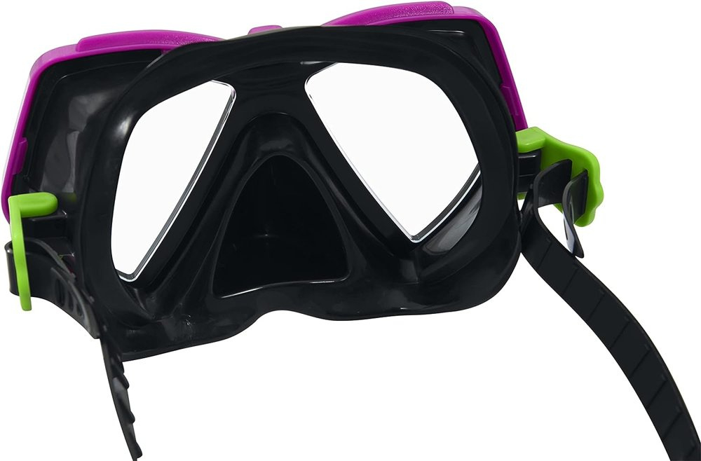 Set snorkeling copii roz, masca/tub, reglabil, 45x21x8cm [6]