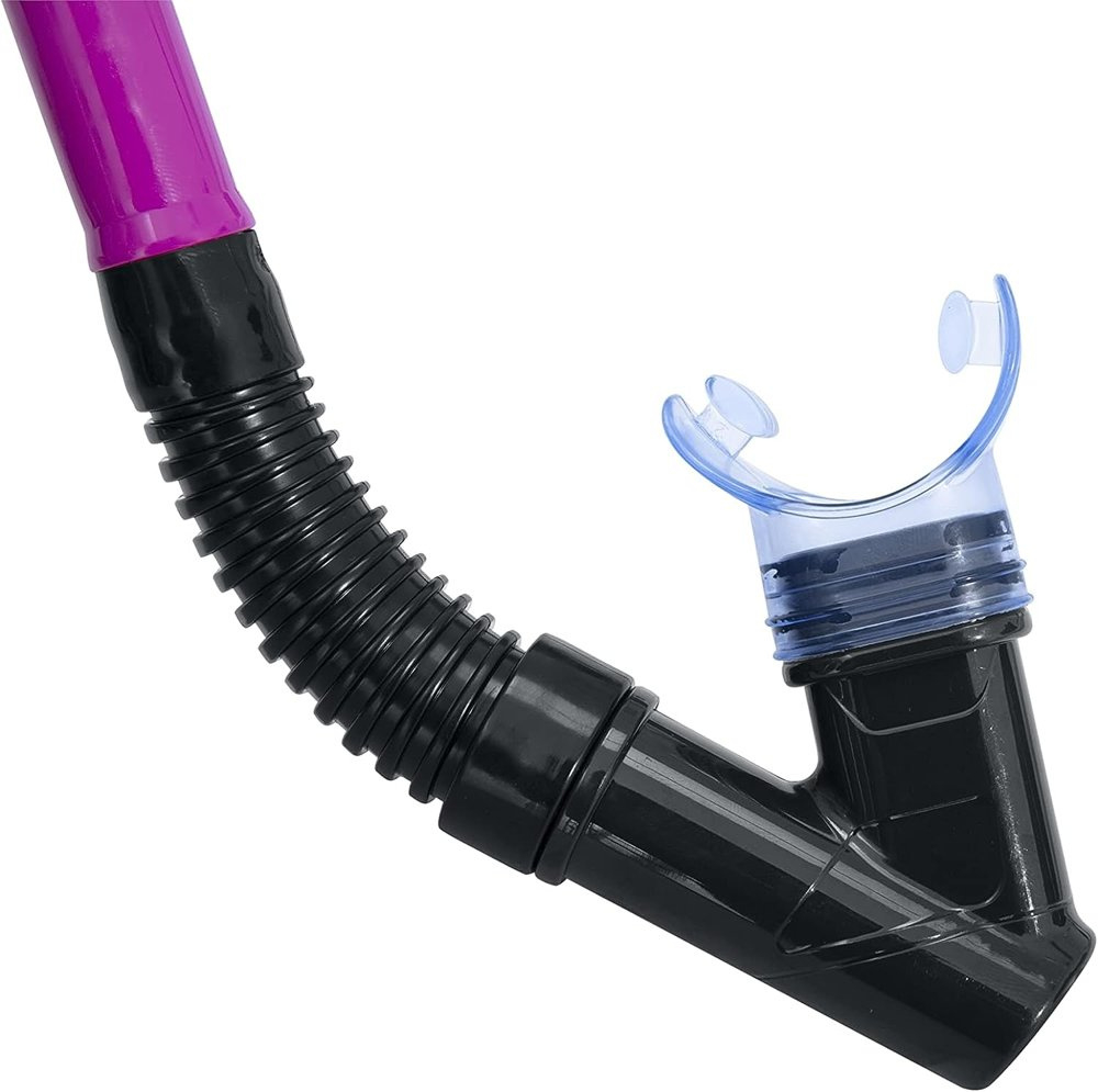 Set snorkeling copii roz, masca/tub, reglabil, 45x21x8cm [7]