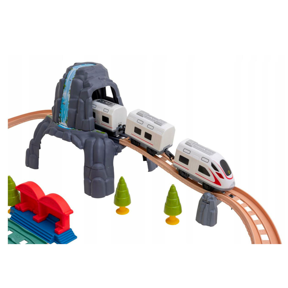 Set tren electric parc dinozauri cu lumini si sunete 76 cm [4]