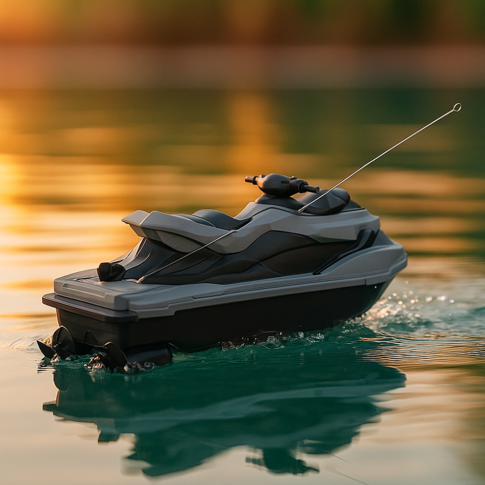 RC Jet Ski 1:42 pentru Joaca pe Apa - Gri [2]