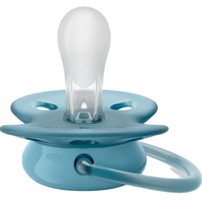 Suzeta PHILIPS AVENT Ultra Soft, 6-18 luni, 2 buc, gri-albastru [8]