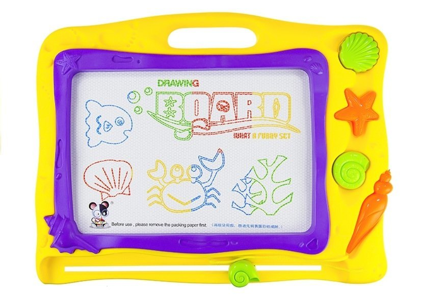Tabla magnetica copii desen stampile fundal colorat Bebelul [3]