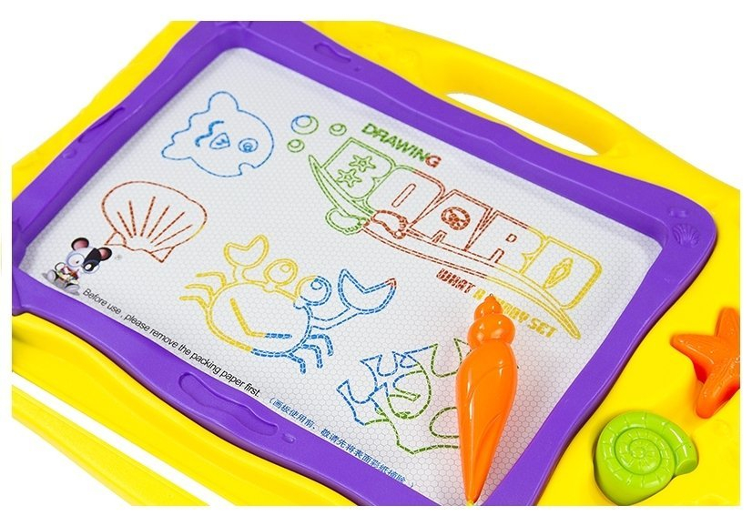 Tabla magnetica copii desen stampile fundal colorat Bebelul [5]