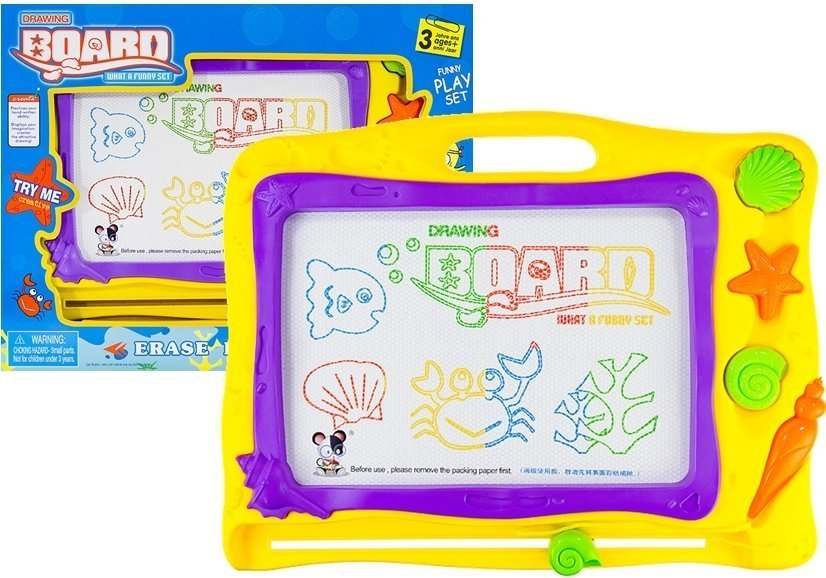 Tabla magnetica copii desen stampile fundal colorat Bebelul [1]