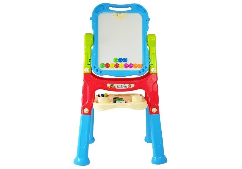 tabla-magnetica-copii-dubla-rosie-albastra-accesorii-rotativa-Bebelul [2]