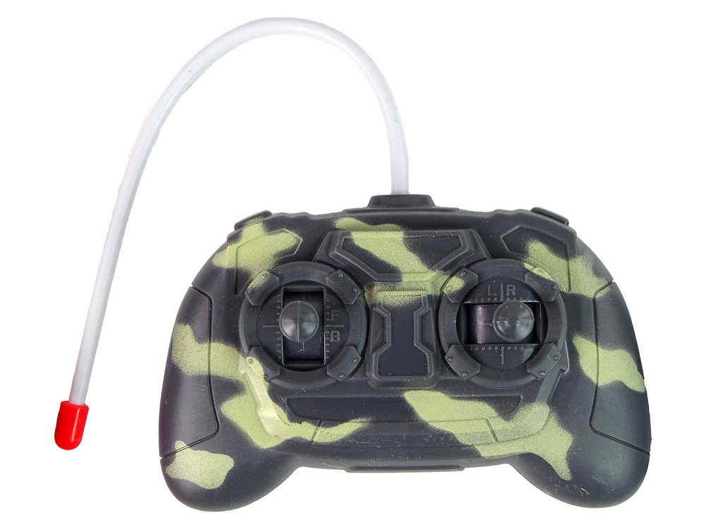 Tanc Militar cu Telecomanda Moro, Sunete de Impuscaturi, LED, 34 cm [5]