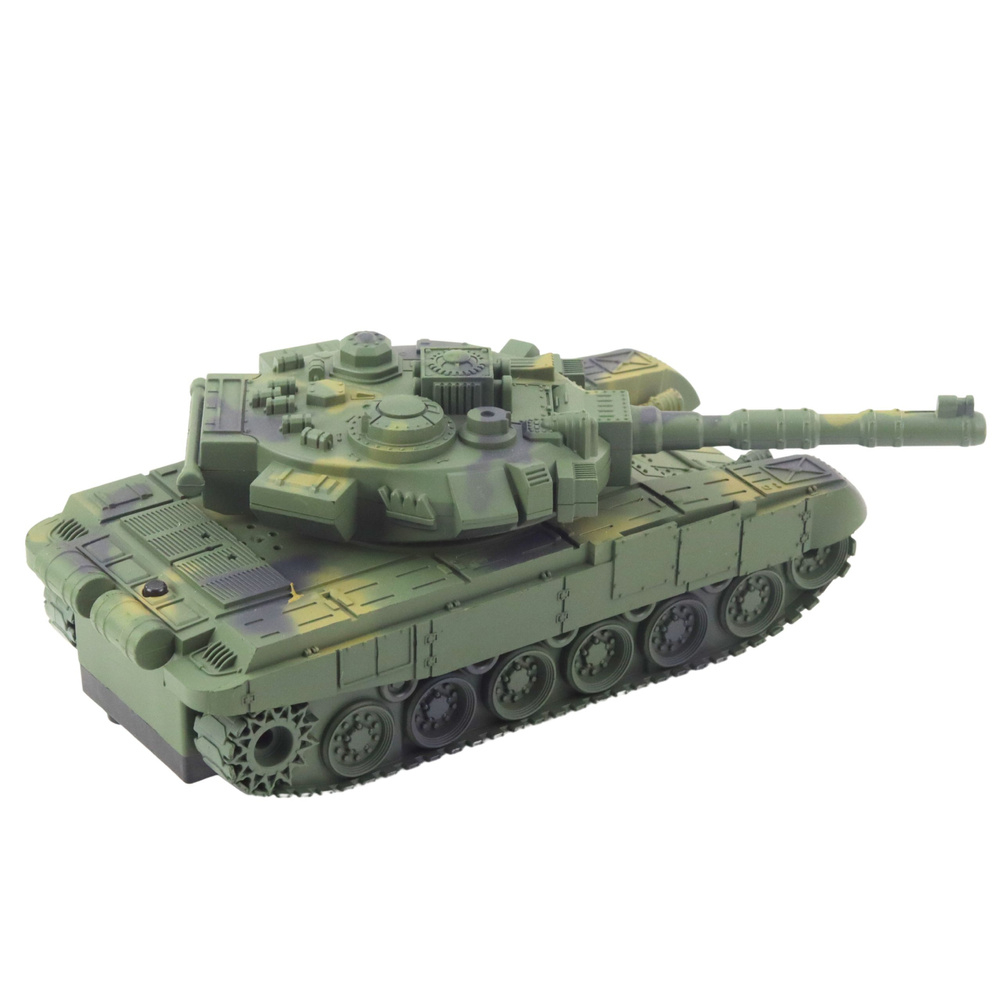 Tanc militar T90 telecomandat RC cu lumini si sunete verde 1:18 [4]