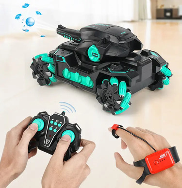 Tanc RC control gesturi 14+ cu bile apă – jucărie avansată Bebelul [2]