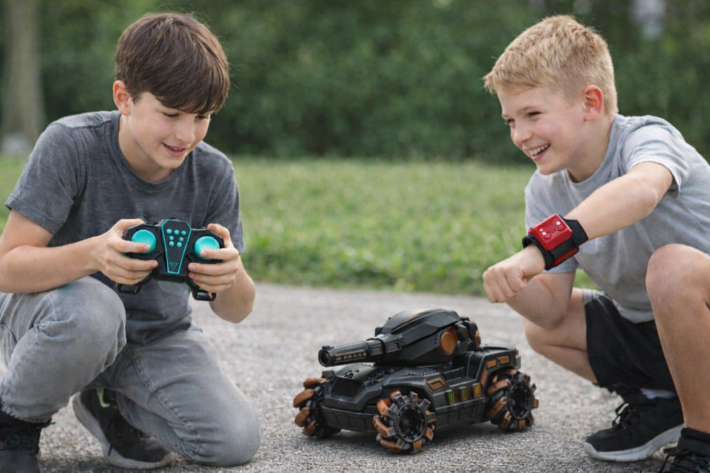 Tanc RC Tank Fight - Water Bomb, 360° si Control Gesturi [4]