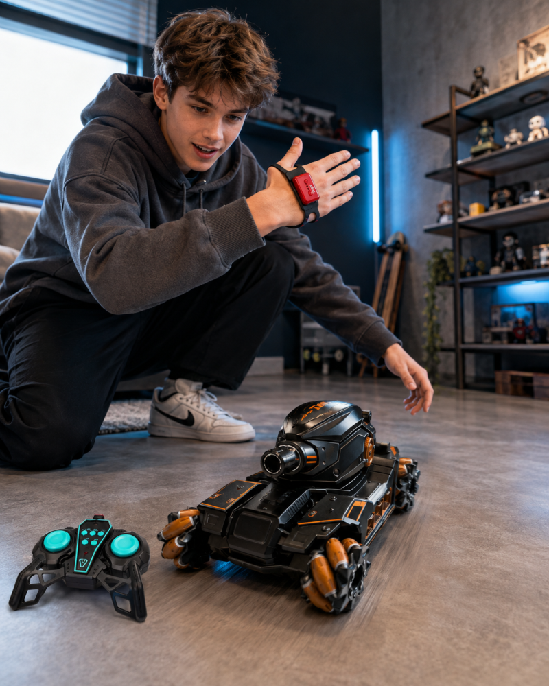 Tanc RC Tank Fight - Water Bomb, 360° si Control Gesturi 14+ [6]