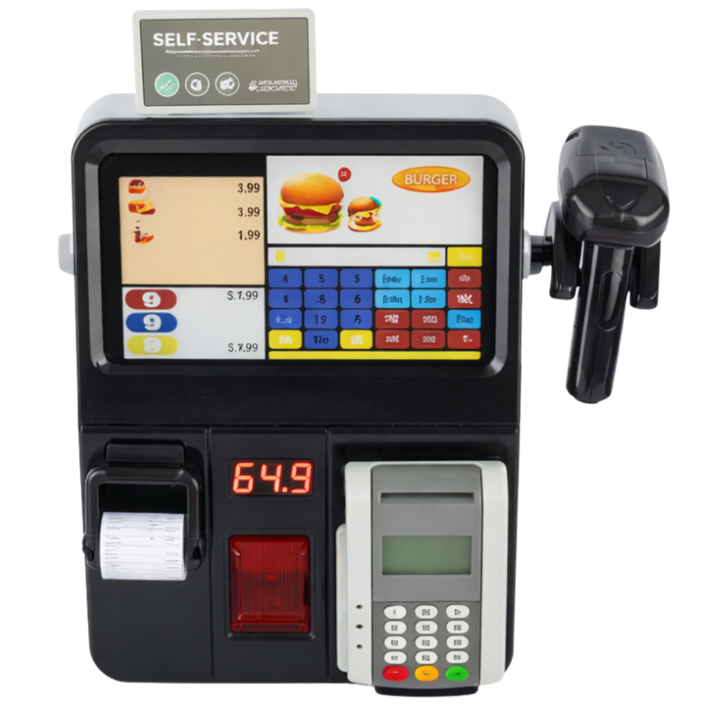 Terminal casa de marcat self-service scanner lumini sunete [2]