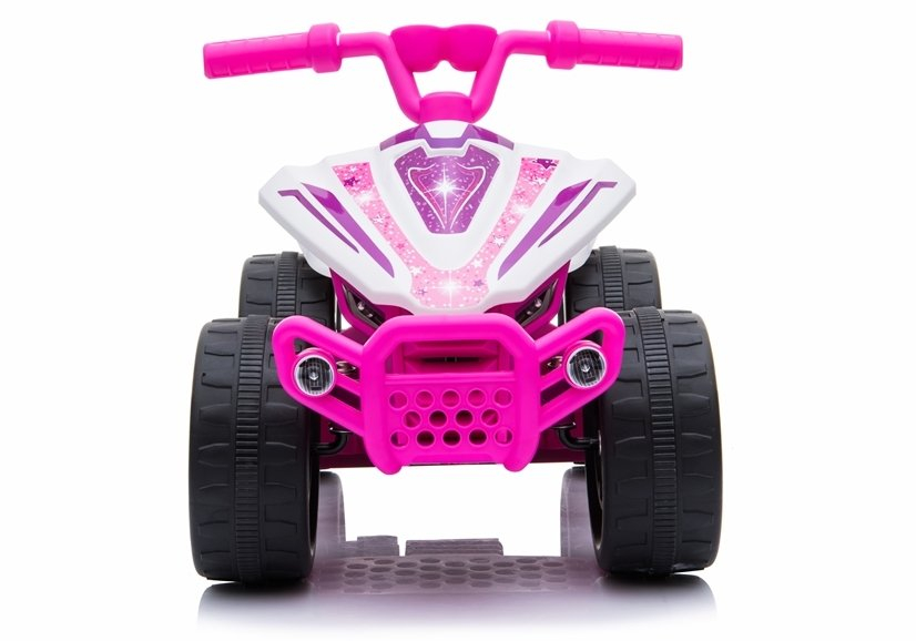 Mini ATV Electric pentru Copii TR1805, Alb-Roz [2]