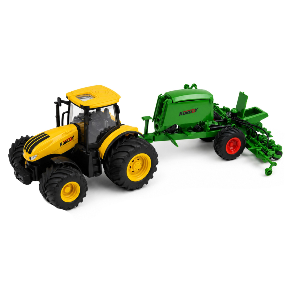 Tractor agricol cu semanatoare si cultivator, lumini si sunete, 1:24, 3 ani+ [2]