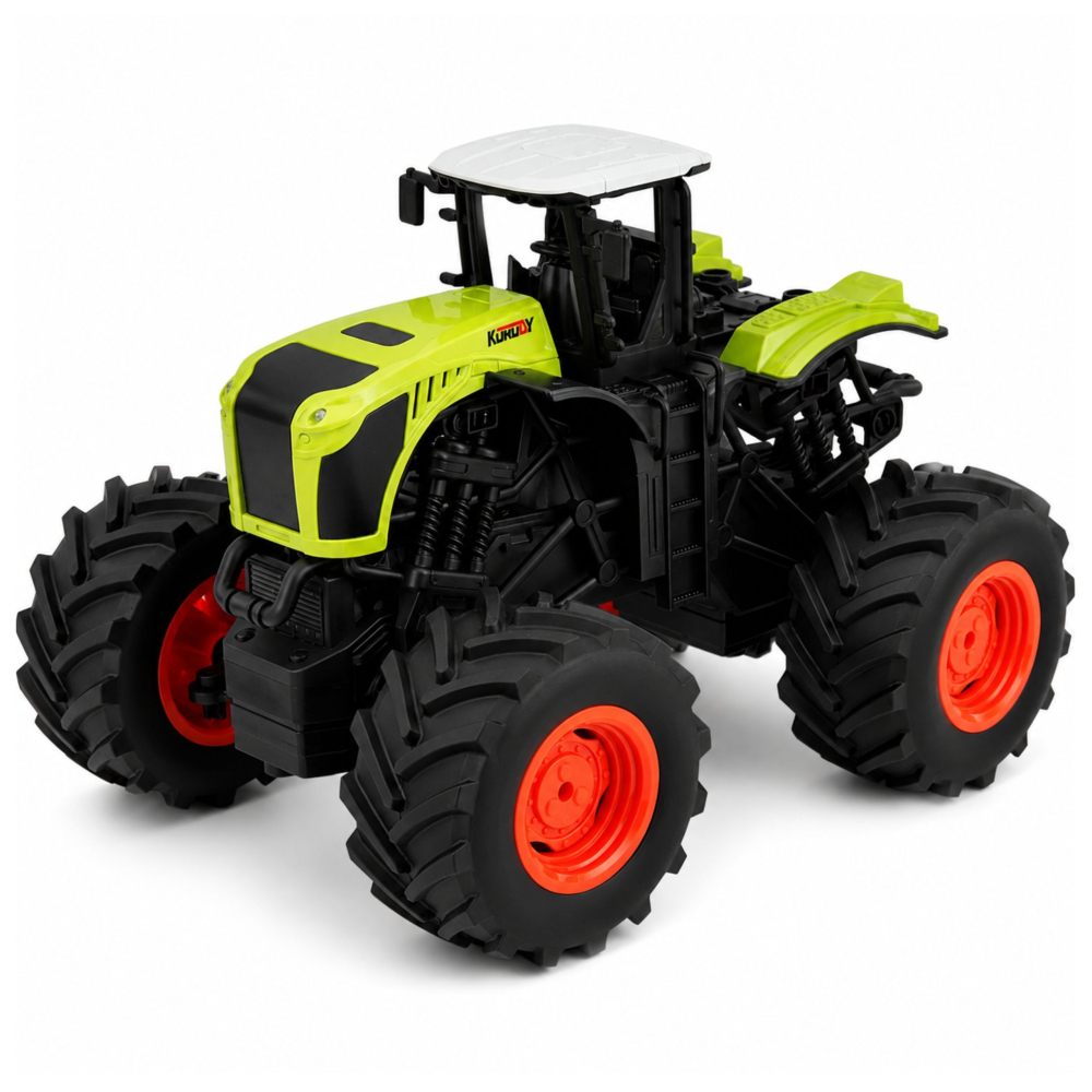 Tractor cu telecomanda RC Off-Road Lumini Sunete 1:16 Verde, 3 ani+ [2]