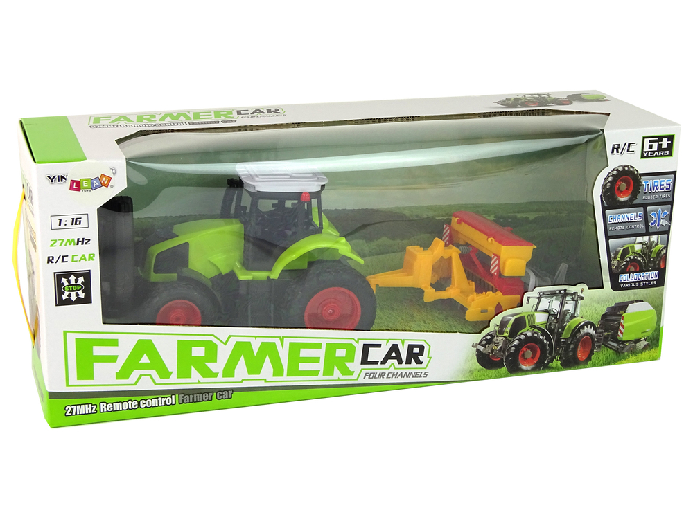 Tractor cu telecomanda si presa de balotat 1:16, 6 ani+ [8]