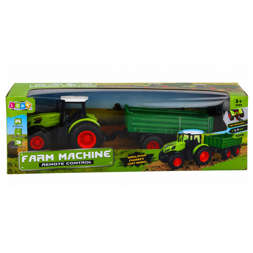 Tractor cu telecomanda si remorca basculanta 1:24, 3 ani+ [7]