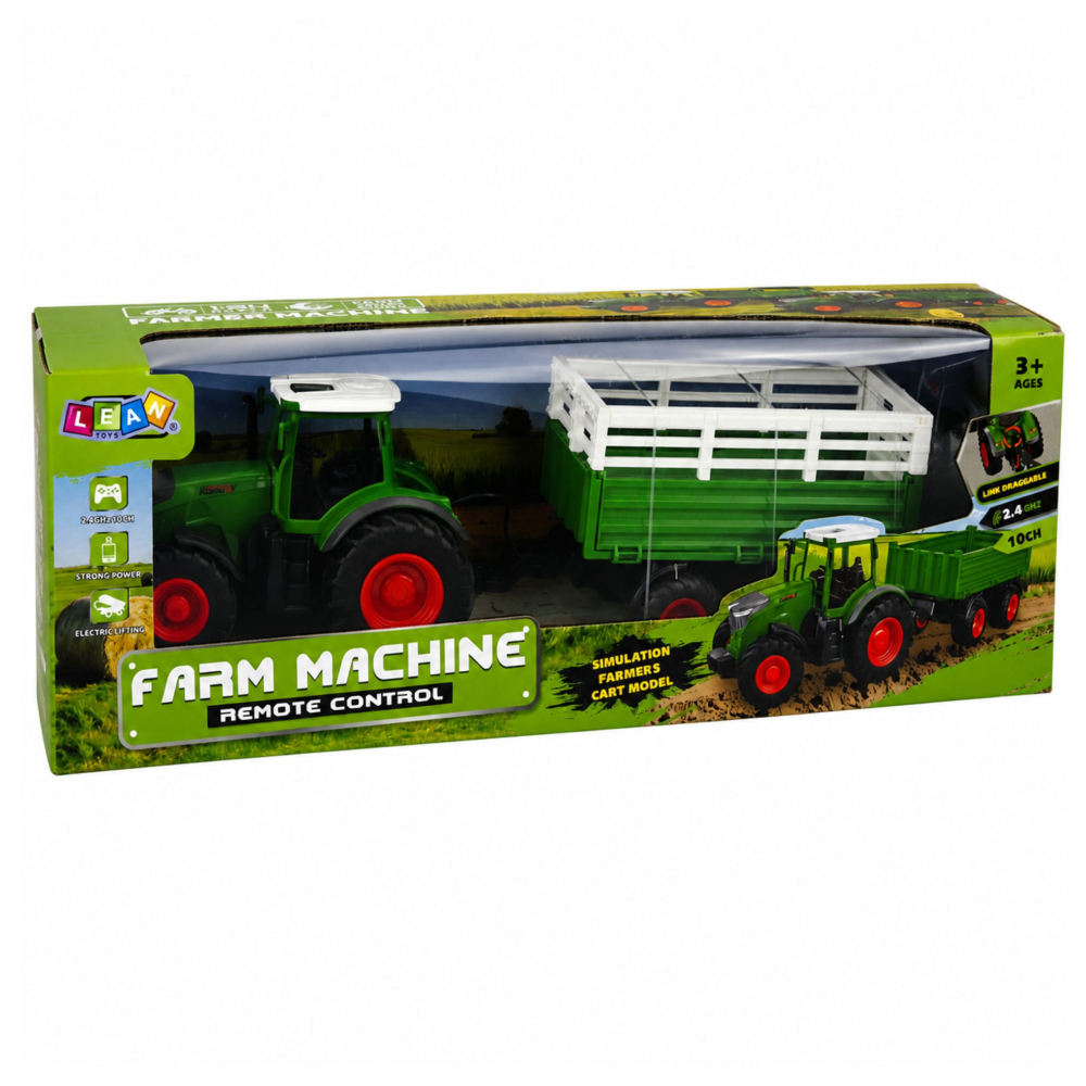 Tractor cu telecomanda si remorca basculanta RC 1:24, 3 ani+ [7]