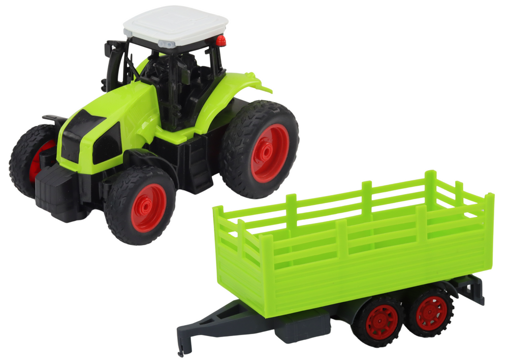 Tractor cu telecomanda si remorca detasabila 1:16 Verde [3]