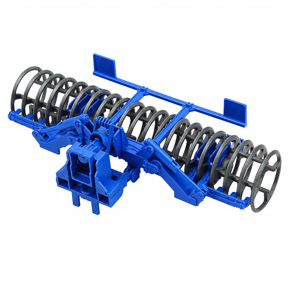 Tractor cu telecomanda si tavelug RC Lumini Rosu 1:24, 3 ani+ [5]