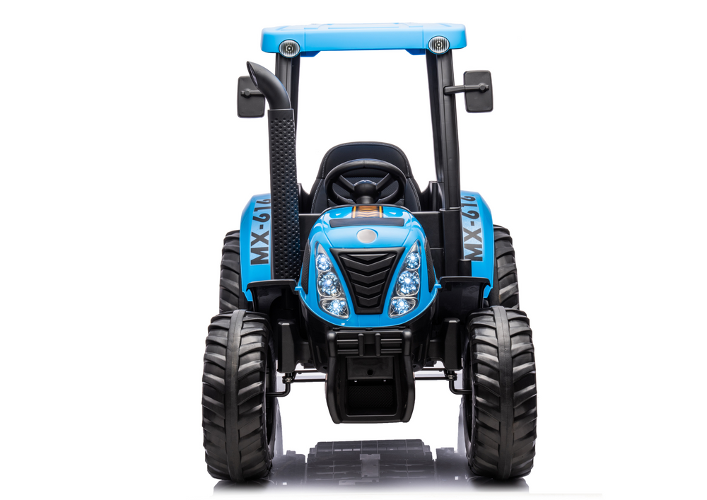 Tractor Electric LEAN Toys A011 24V Albastru, pentru copii 3 ani+ [2]