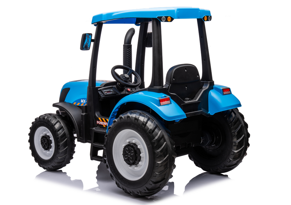 Tractor Electric LEAN Toys A011 24V Albastru, pentru copii 3 ani+ [3]
