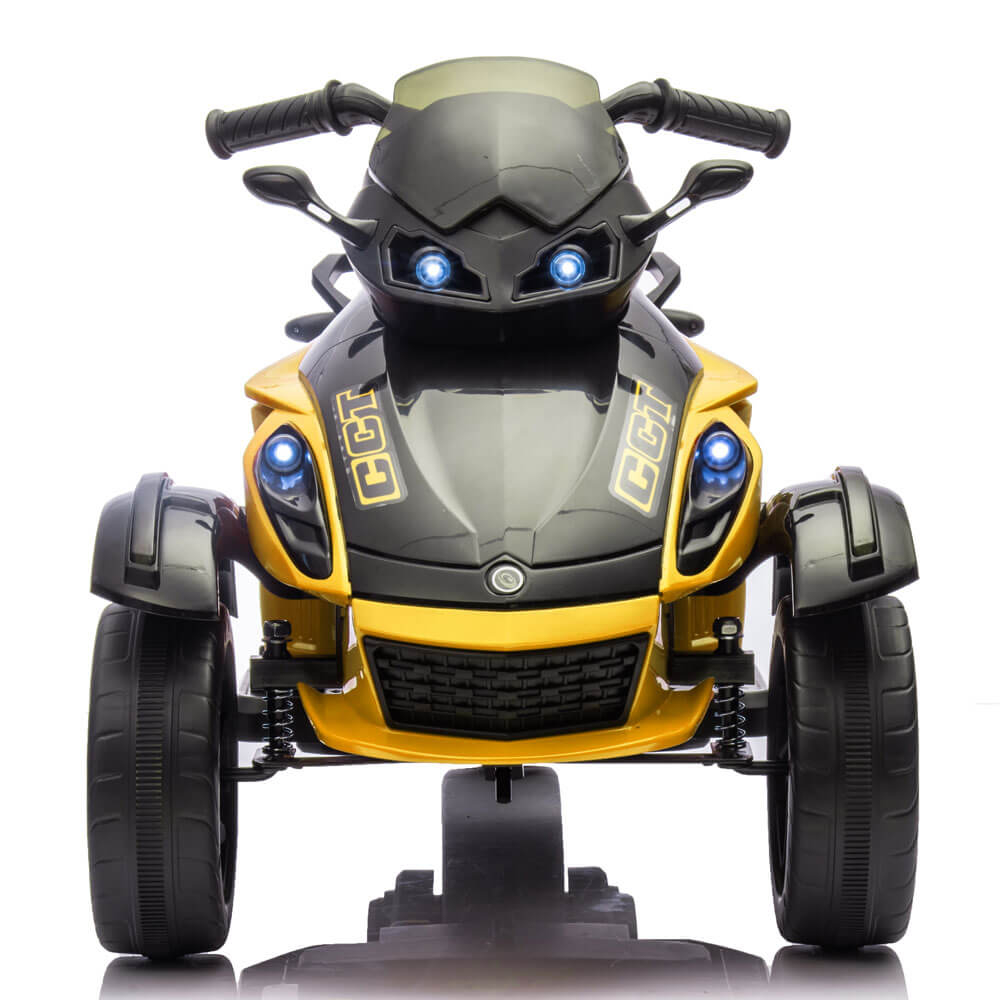 Trike electric copii XB1078 – 2 Motoare 12V, MP3, Lumini LED [4]