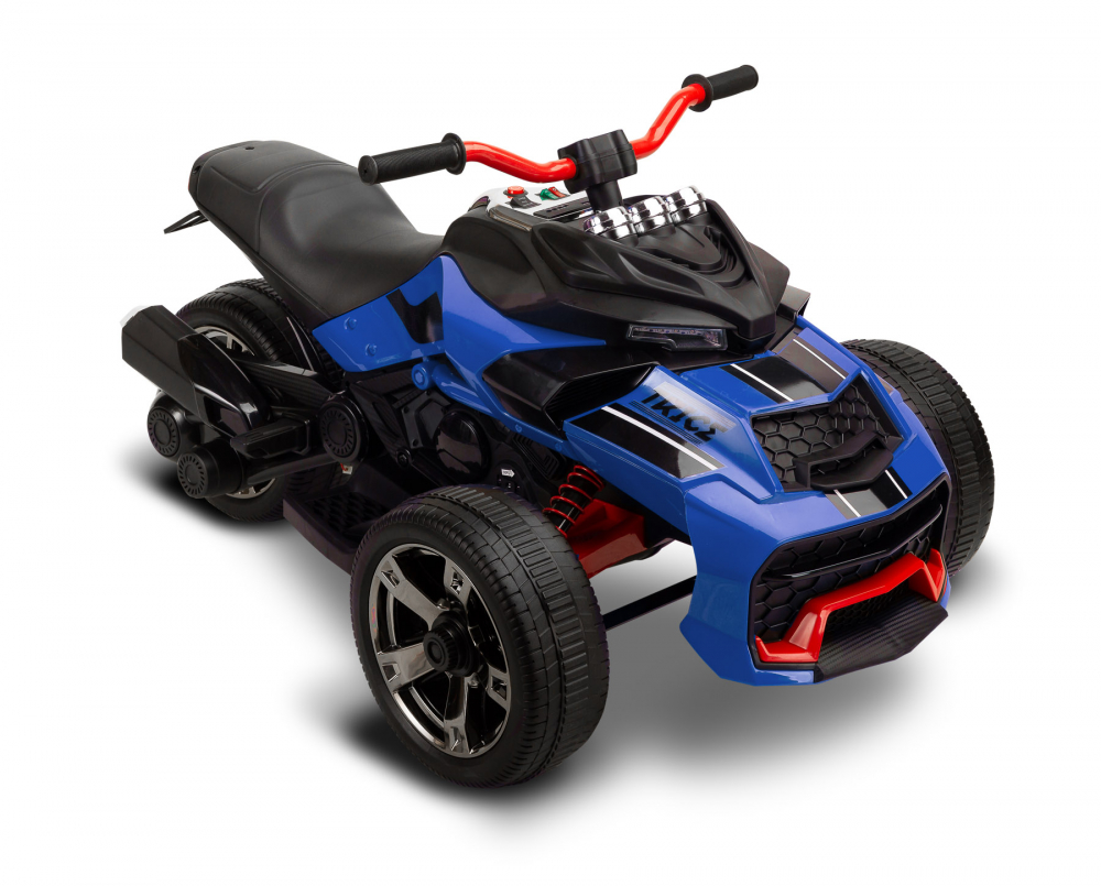 Trike electric cu 2 motoare, panou multimedia cu USB si Bluetooth [2]