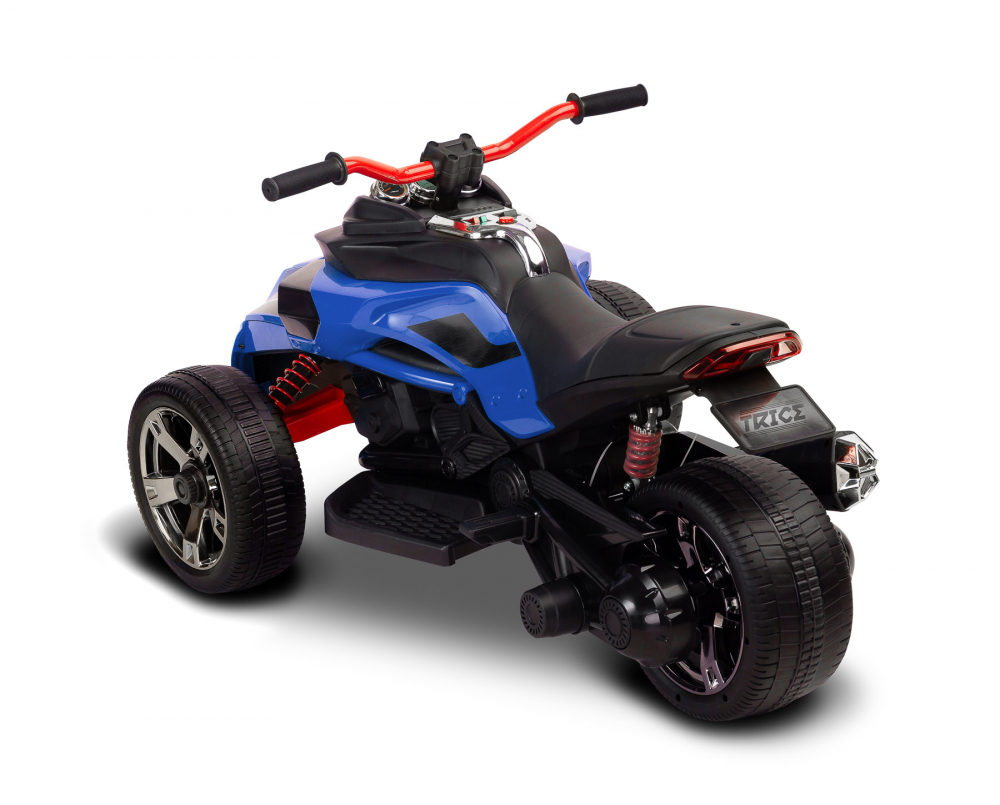 Trike electric cu 2 motoare, panou multimedia cu USB si Bluetooth [6]