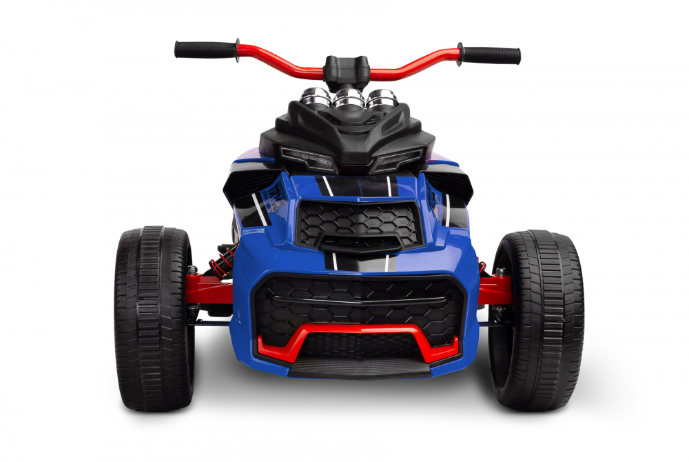 Trike electric cu 2 motoare, panou multimedia cu USB si Bluetooth [3]
