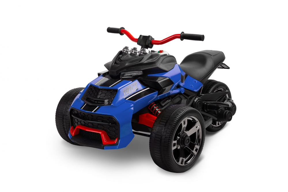 Trike electric cu 2 motoare, panou multimedia cu USB si Bluetooth [4]