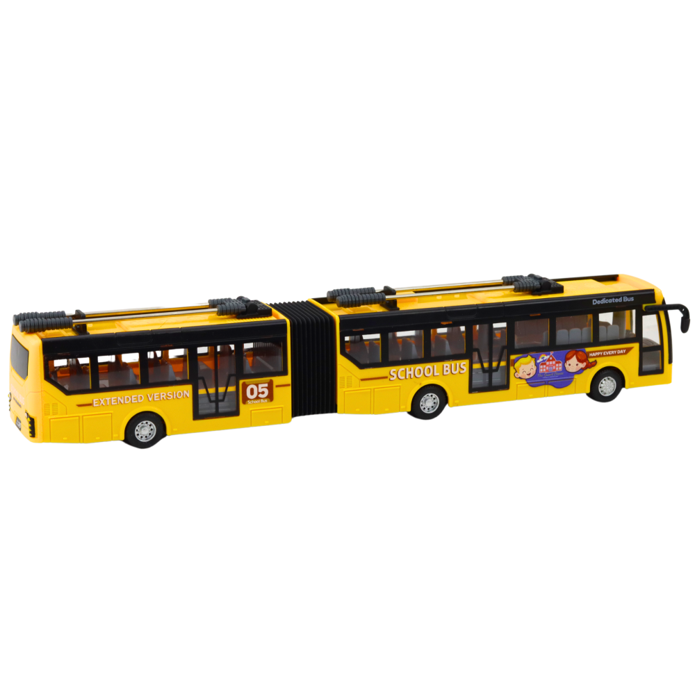 Troleibuz cu telecomanda articulat School Bus 1:32, 3 ani+ [3]