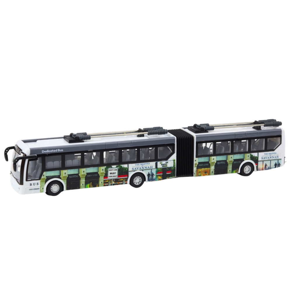 Troleibuz cu telecomanda City Lights 36 cm 3 ani [2]