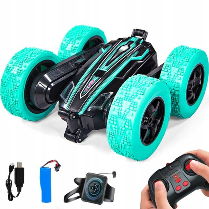 Twister Stunt Car RC cu Telecomanda si Control Gestual, LED, Cascadorii 360 [2]