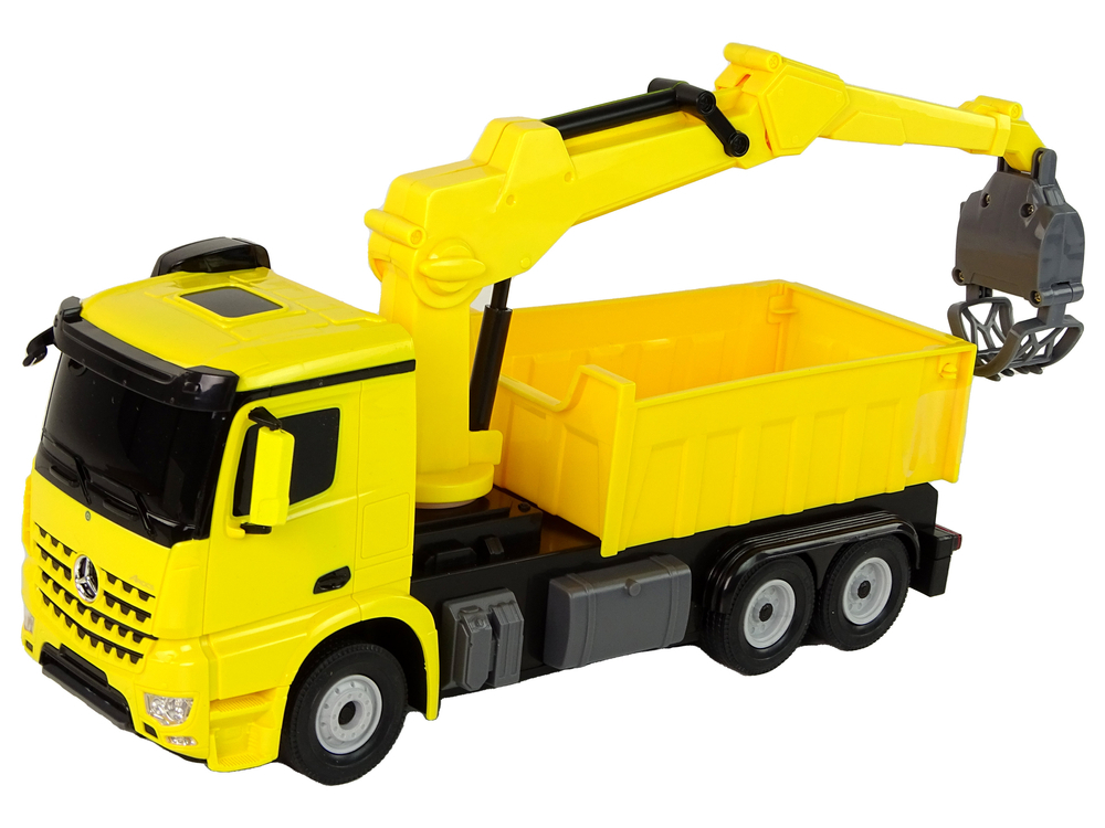 Utilaj constructii cu telecomanda Mercedes Rastar Yellow Grapple Truck, 6 ani+ [2]