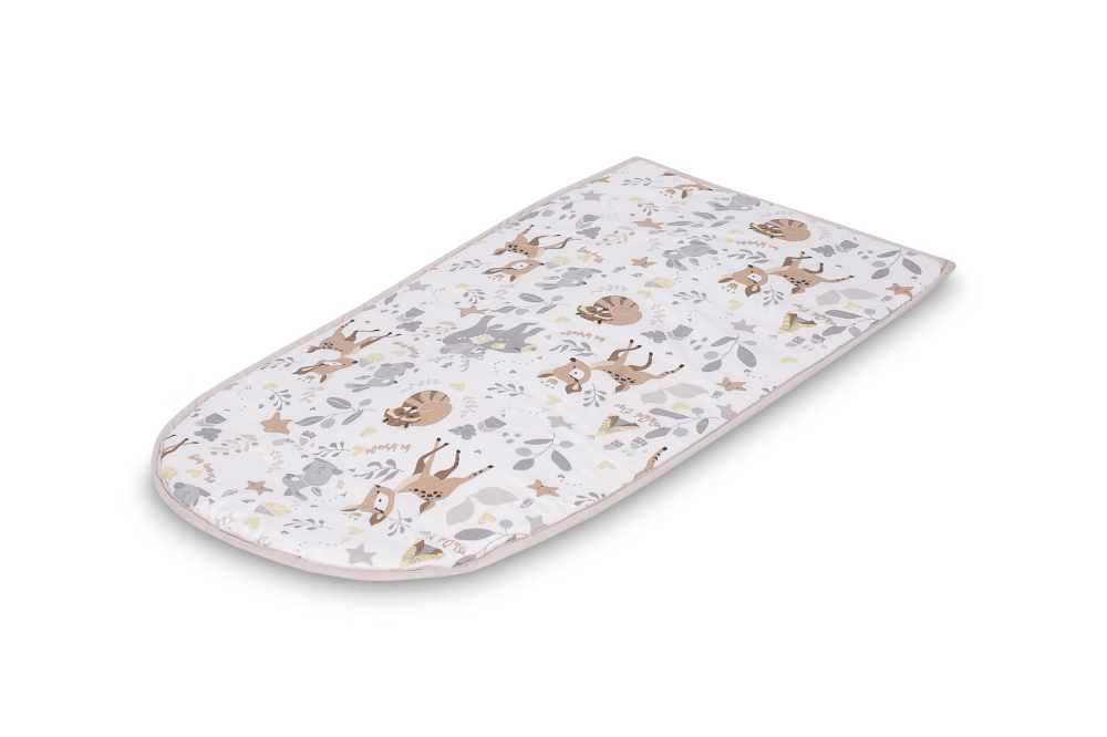 Baby Nest Velvet 80x45 White Forest Adventure cu Perna Inclusa [5]