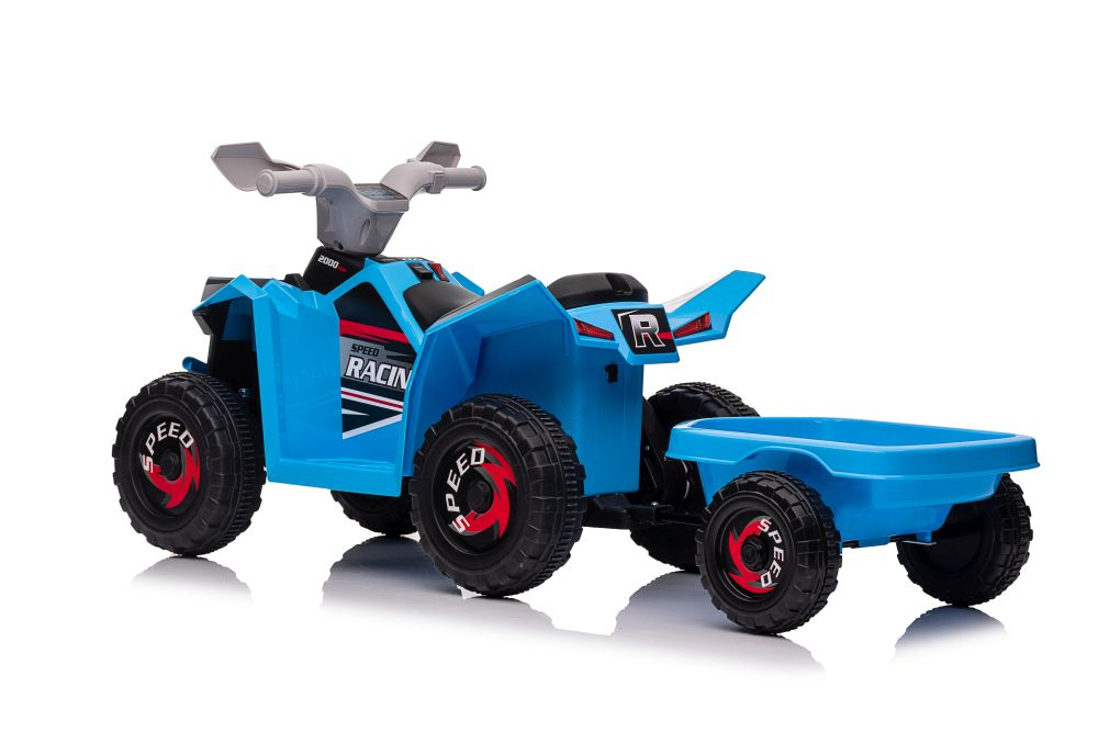 ATV electric cu remorcă XMX630T Blue, Bluetooth, Albastru [6]