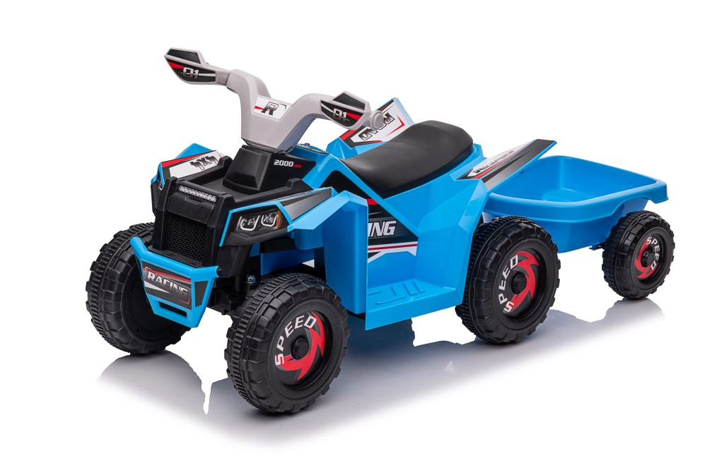ATV electric cu remorcă XMX630T Blue, Bluetooth, Albastru [2]