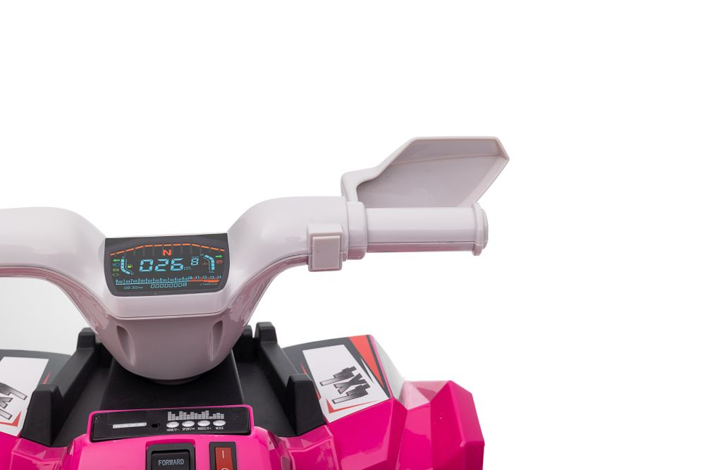 ATV electric cu remorcă XMX630T Pink, Bluetooth, Roz [9]