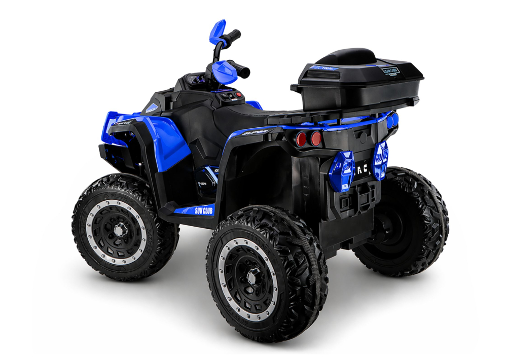 ATV Electric pentru Copii Quad XW-08 Blue, 4x4, Motoare 4x45W, Roți EVA [6]