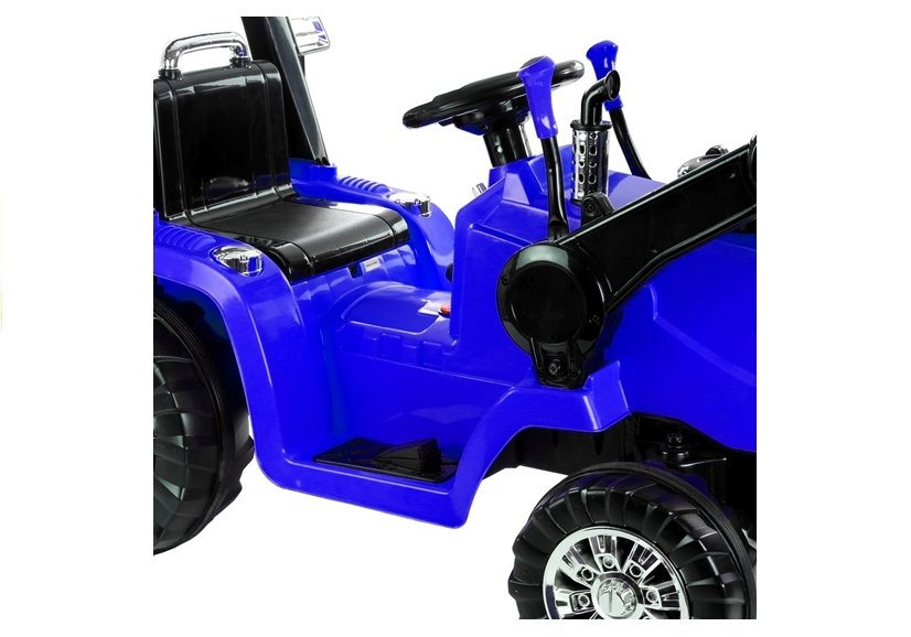 Tractor Electric pentru Copii ZP1005 Albastru cu Telecomandă [11]